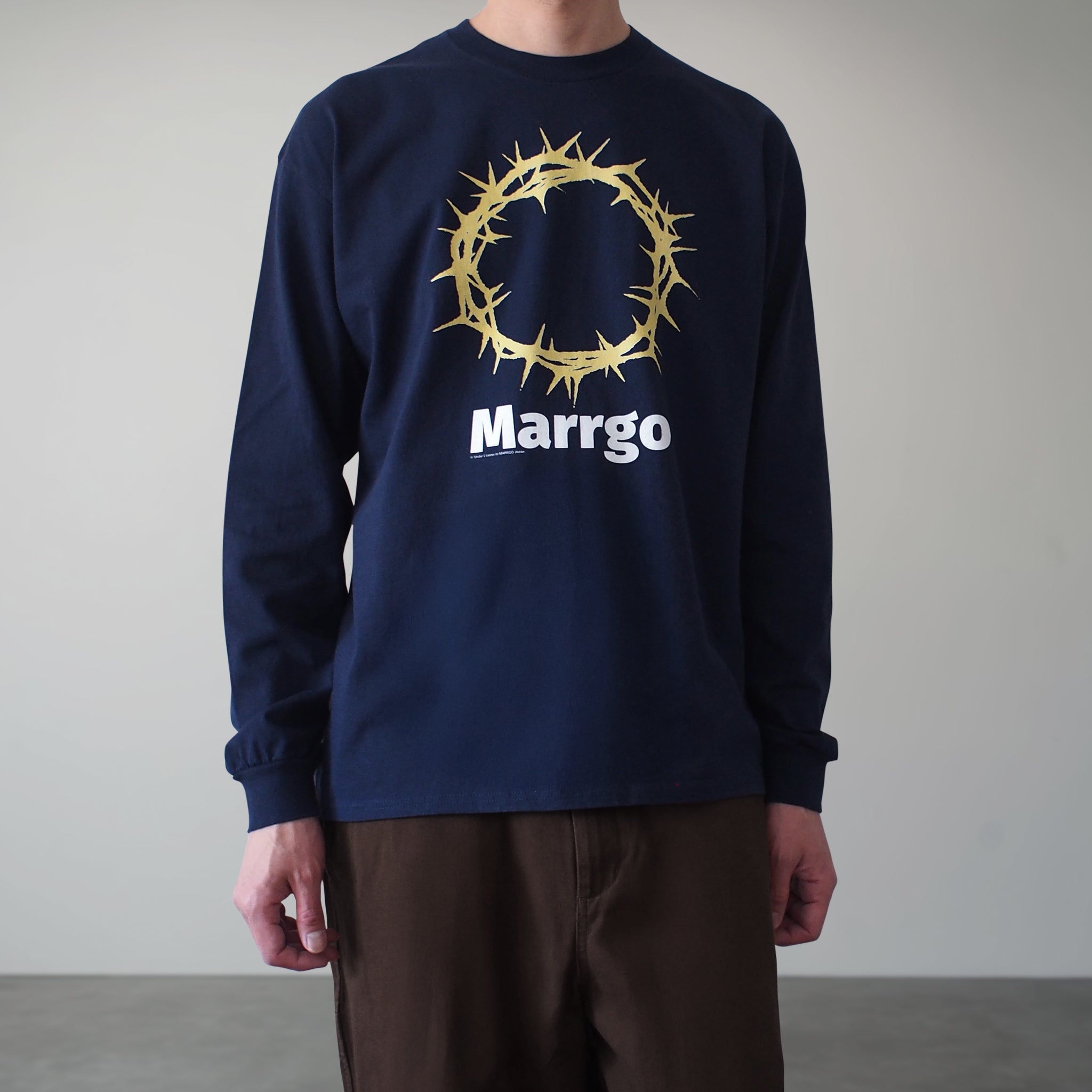 Ibara ロングスリーブTシャツ | ネイビー（紺） 長袖 ヴィンテージ