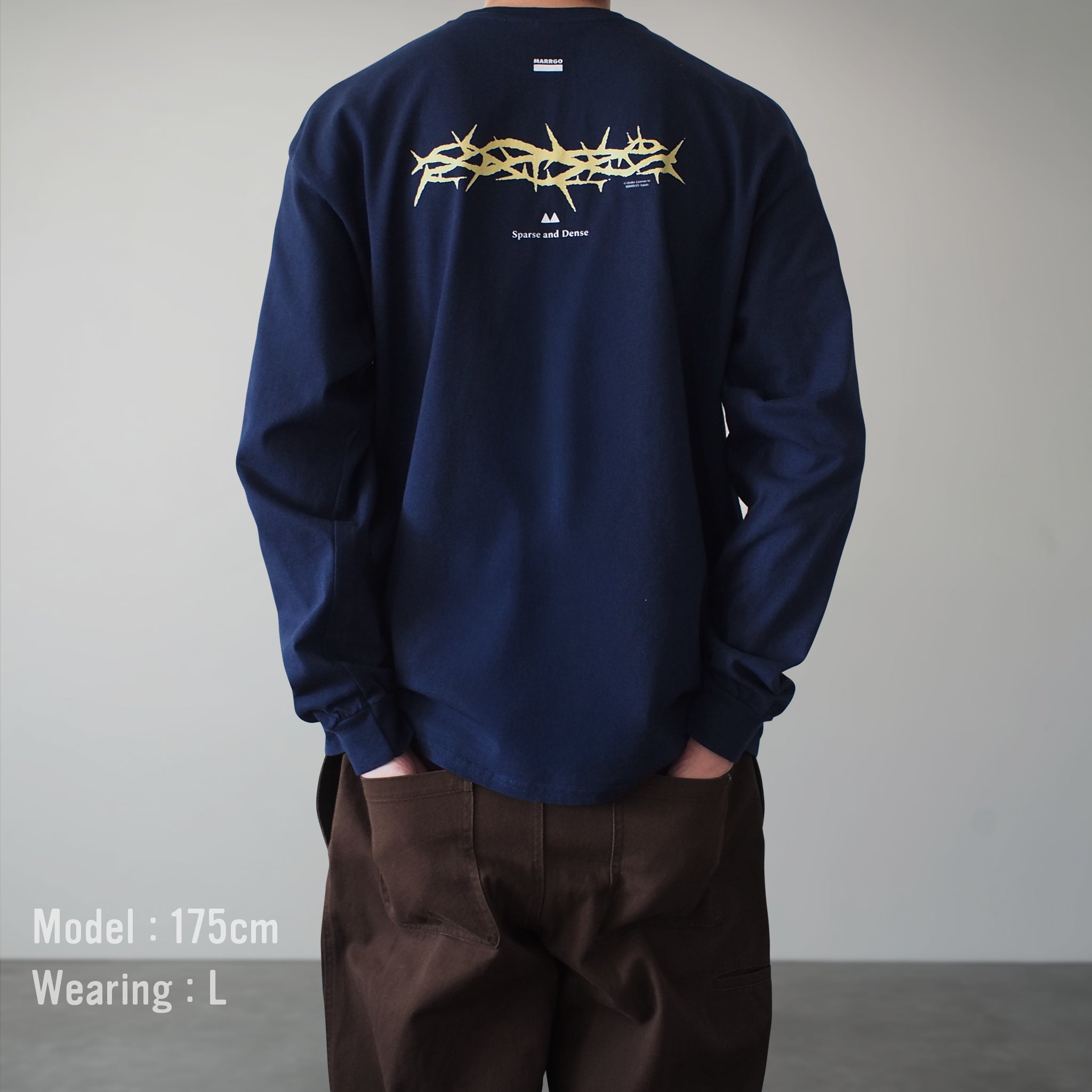 Ibara ロングスリーブTシャツ | ネイビー（紺） 長袖 ヴィンテージ