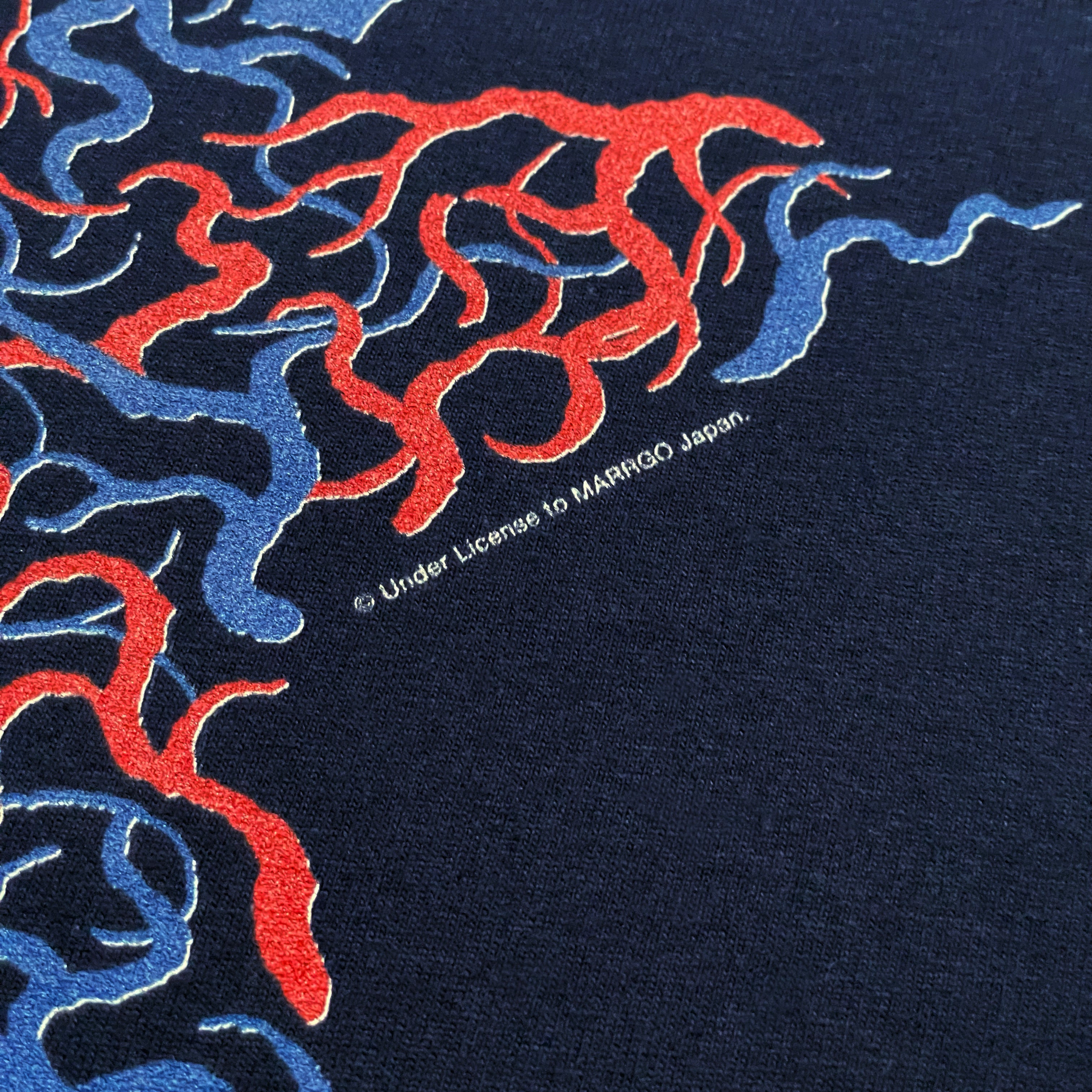 Blood ロングスリーブTシャツ ネイビー バック ディテール