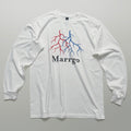 Blood ロングスリーブTシャツ ホワイト フロント 全体 血管