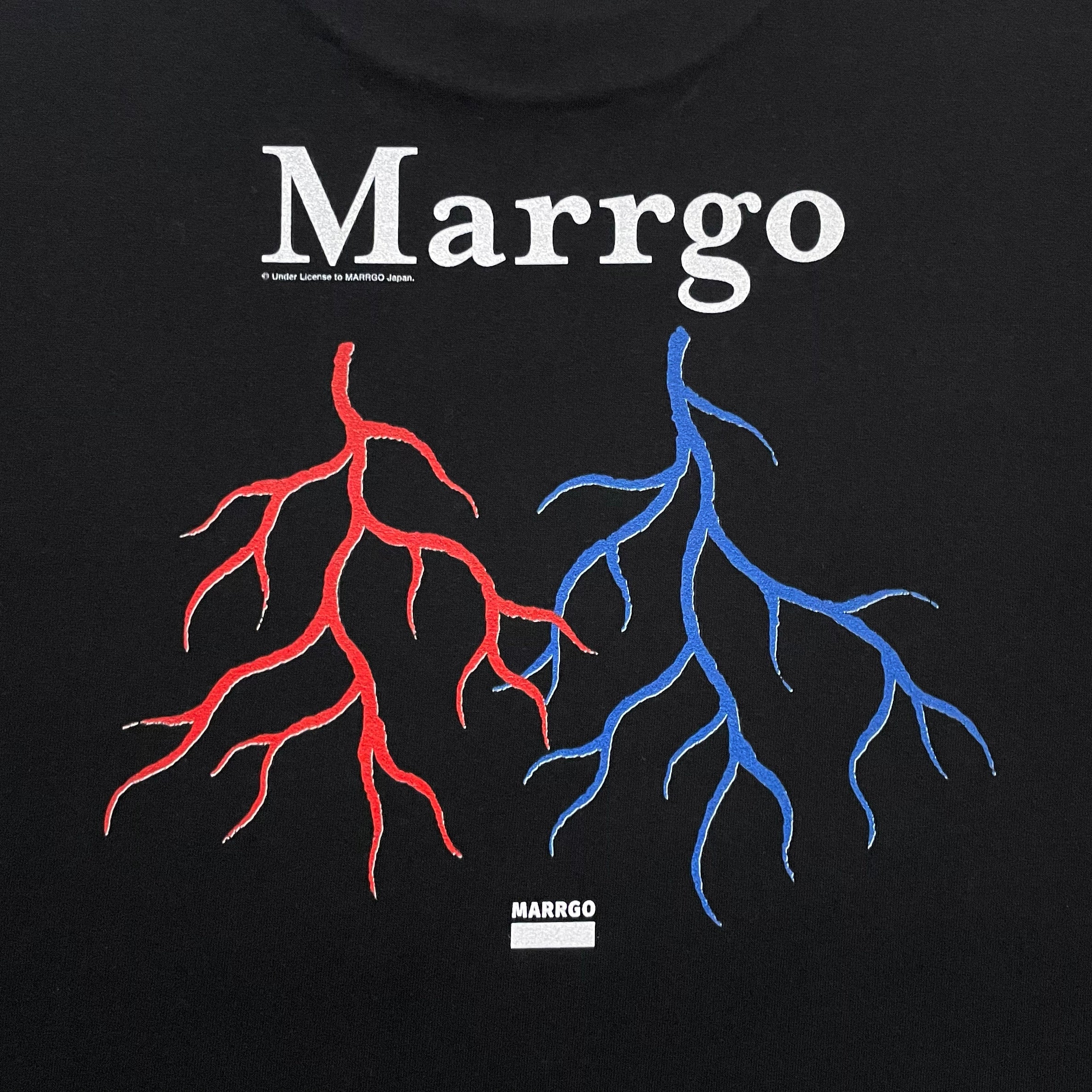 Blood Tシャツ ブラック バック グラフィック クローズアップ