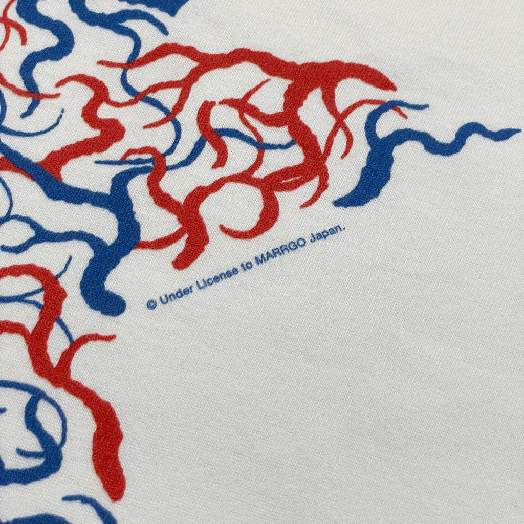 Blood Tシャツ ホワイト フロント ディテール MARRGO