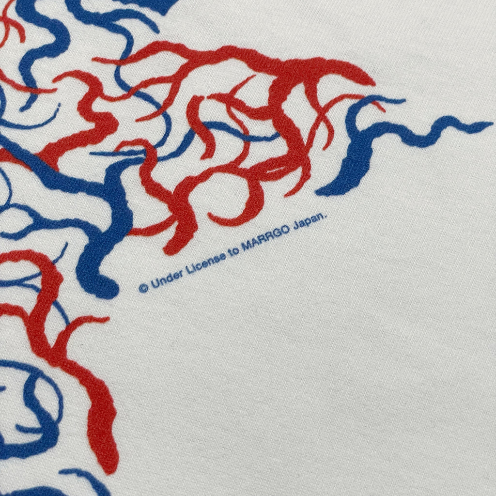 Blood Tシャツ ホワイト フロント ディテール