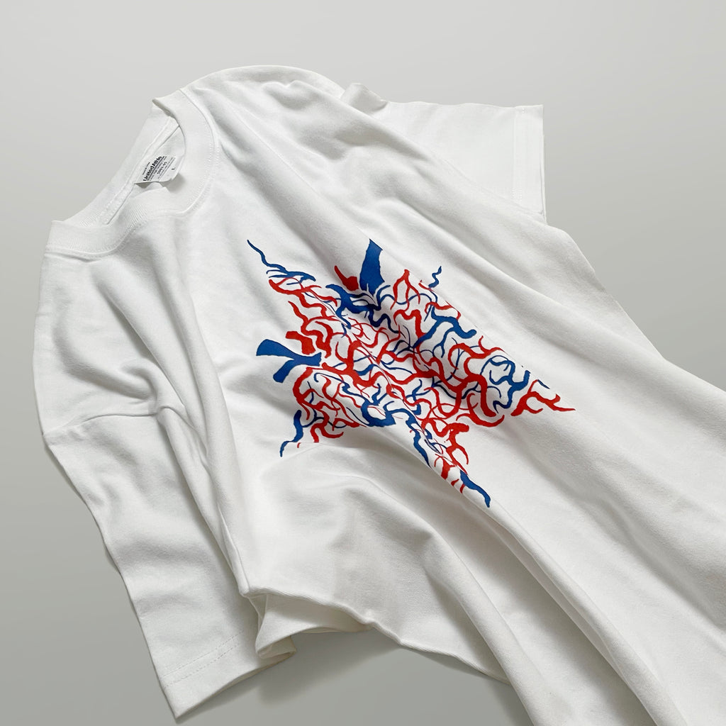 Blood Tシャツ ホワイト フロント イメージ