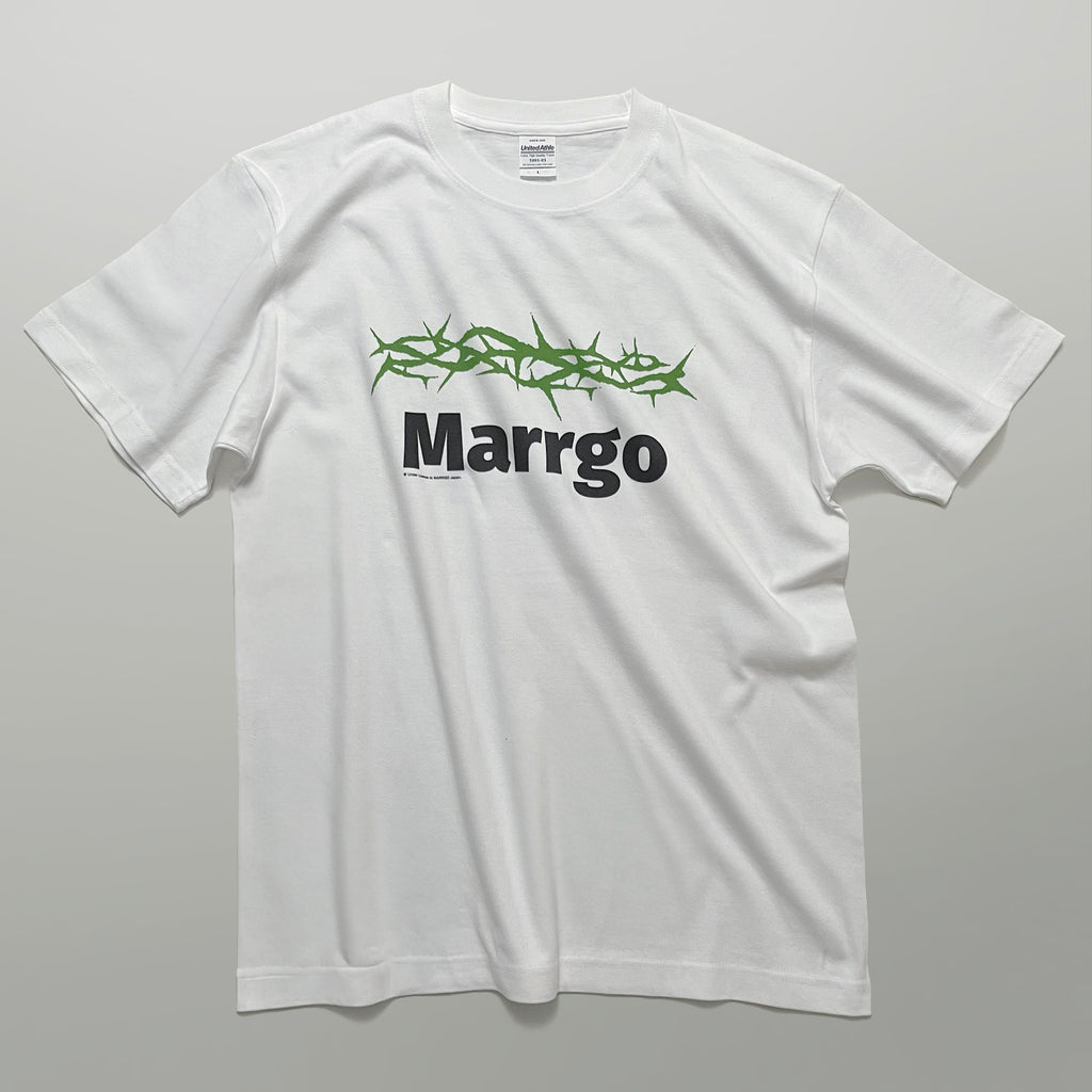 Ibara Tシャツ ホワイト フロント 全体 いばら MARRGO