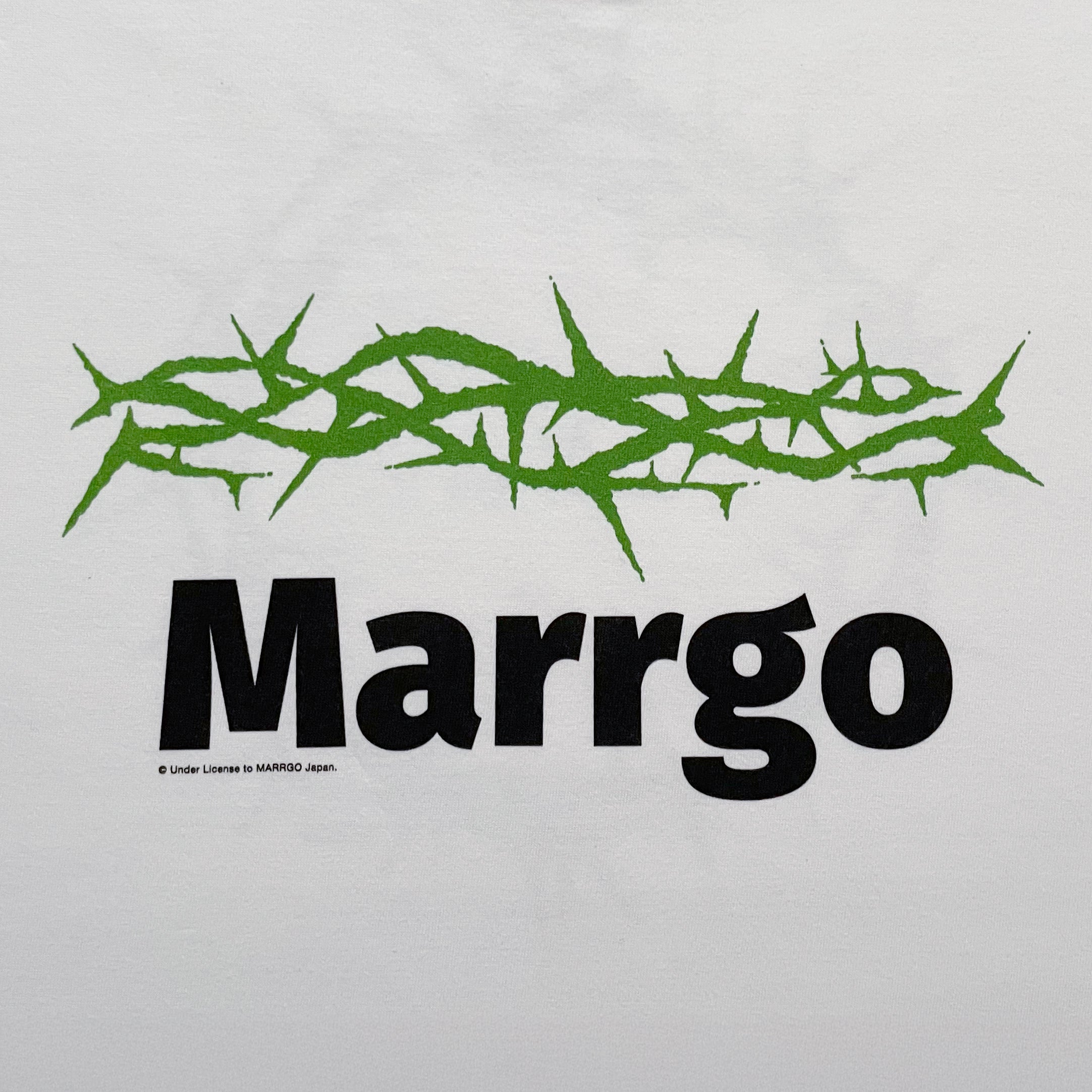 Ibara Tシャツ ホワイト フロント グラフィック クローズアップ