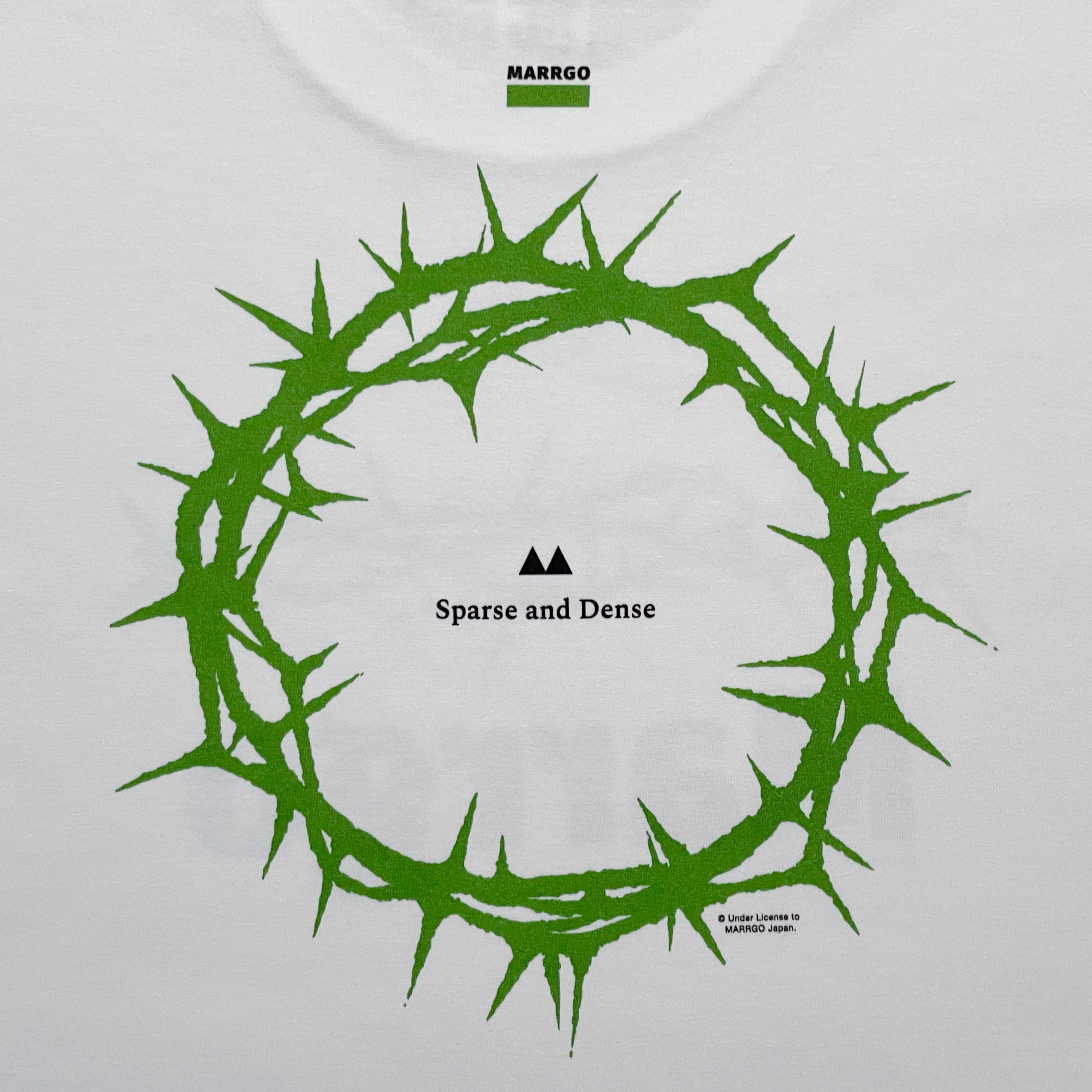 Ibara Tシャツ ホワイト バック グラフィック クローズアップ