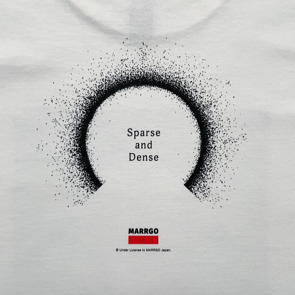 Odyssey ロングスリーブTシャツ ホワイト バック グラフィック クローズアップ MARRGO