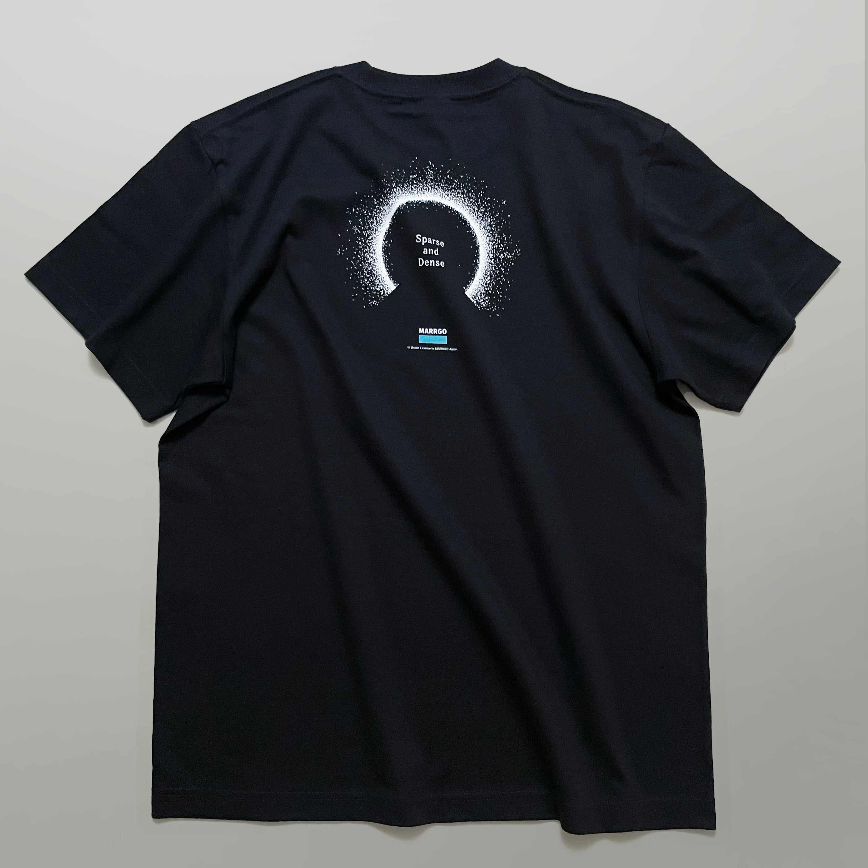 Odyssey Tシャツ ブラック バック 全体 光源 点描