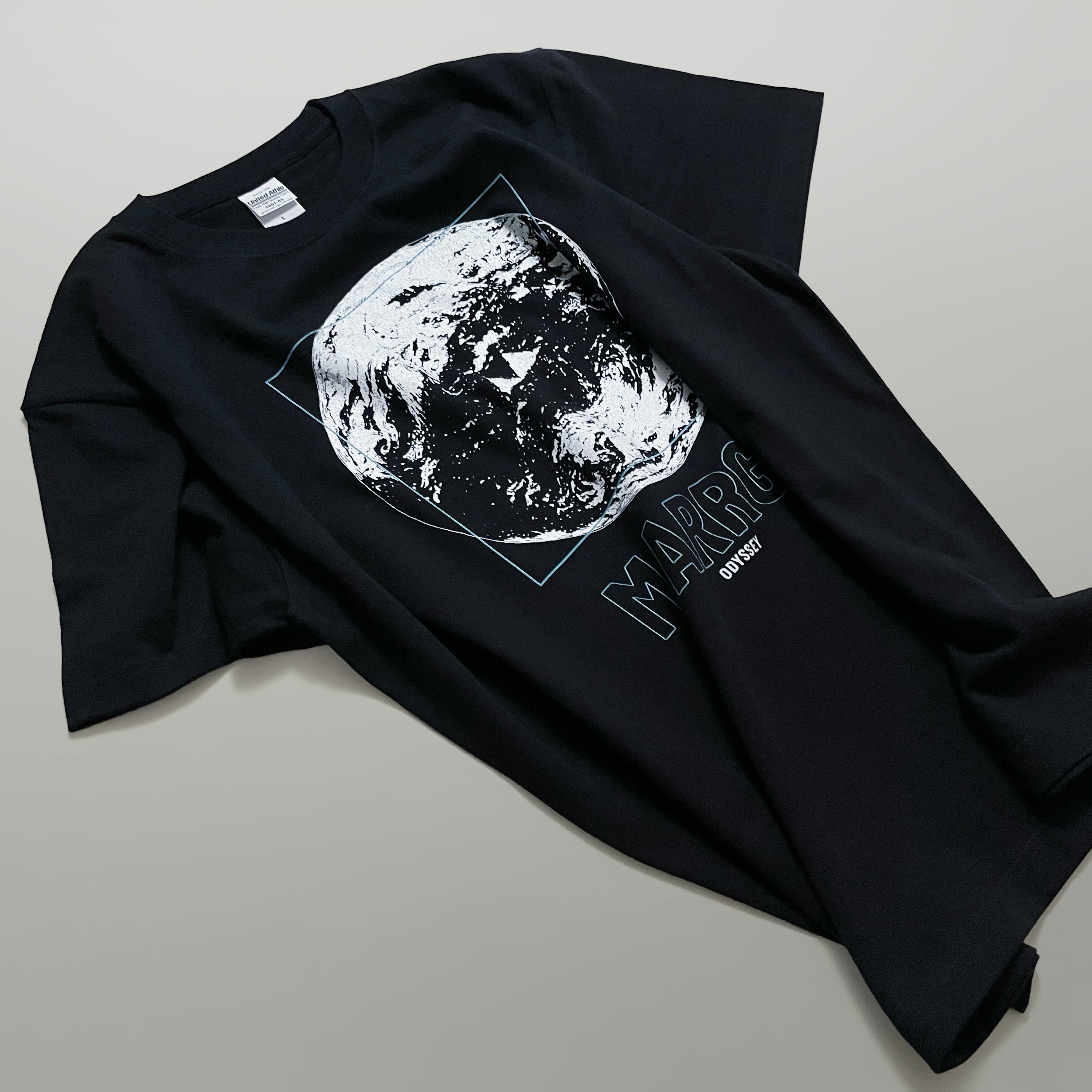 Odyssey Tシャツ ブラック フロント イメージ