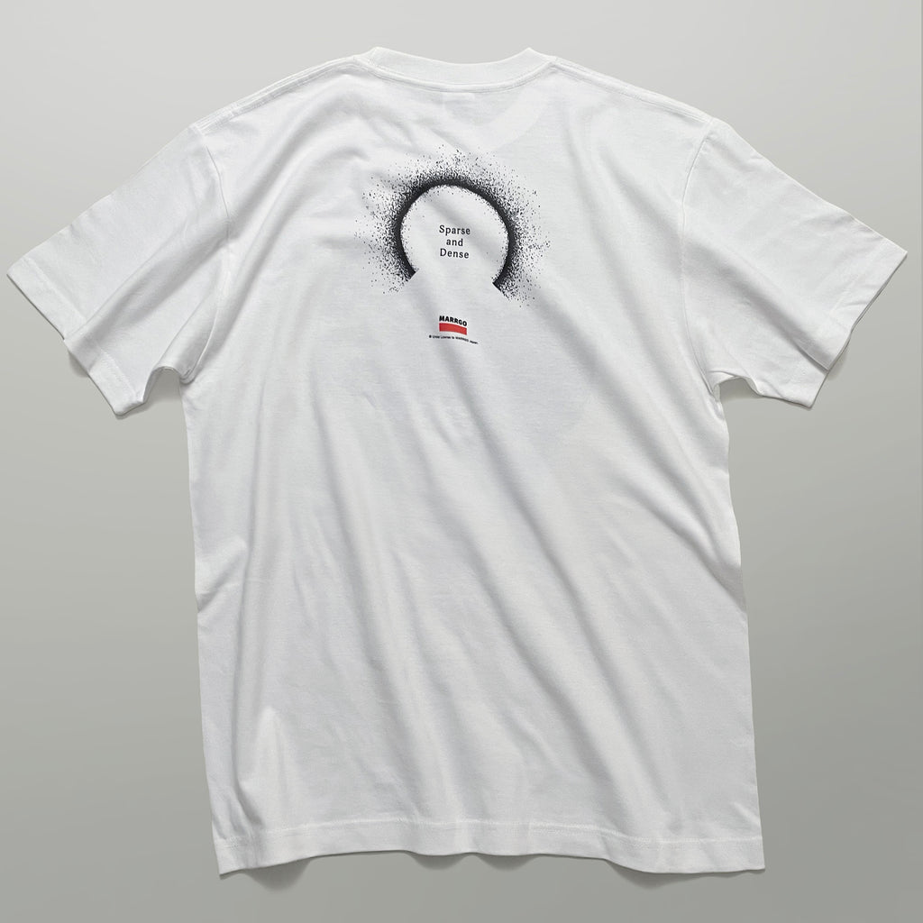 Odyssey Tシャツ ホワイト バック 全体 光源 点描 MARRGO