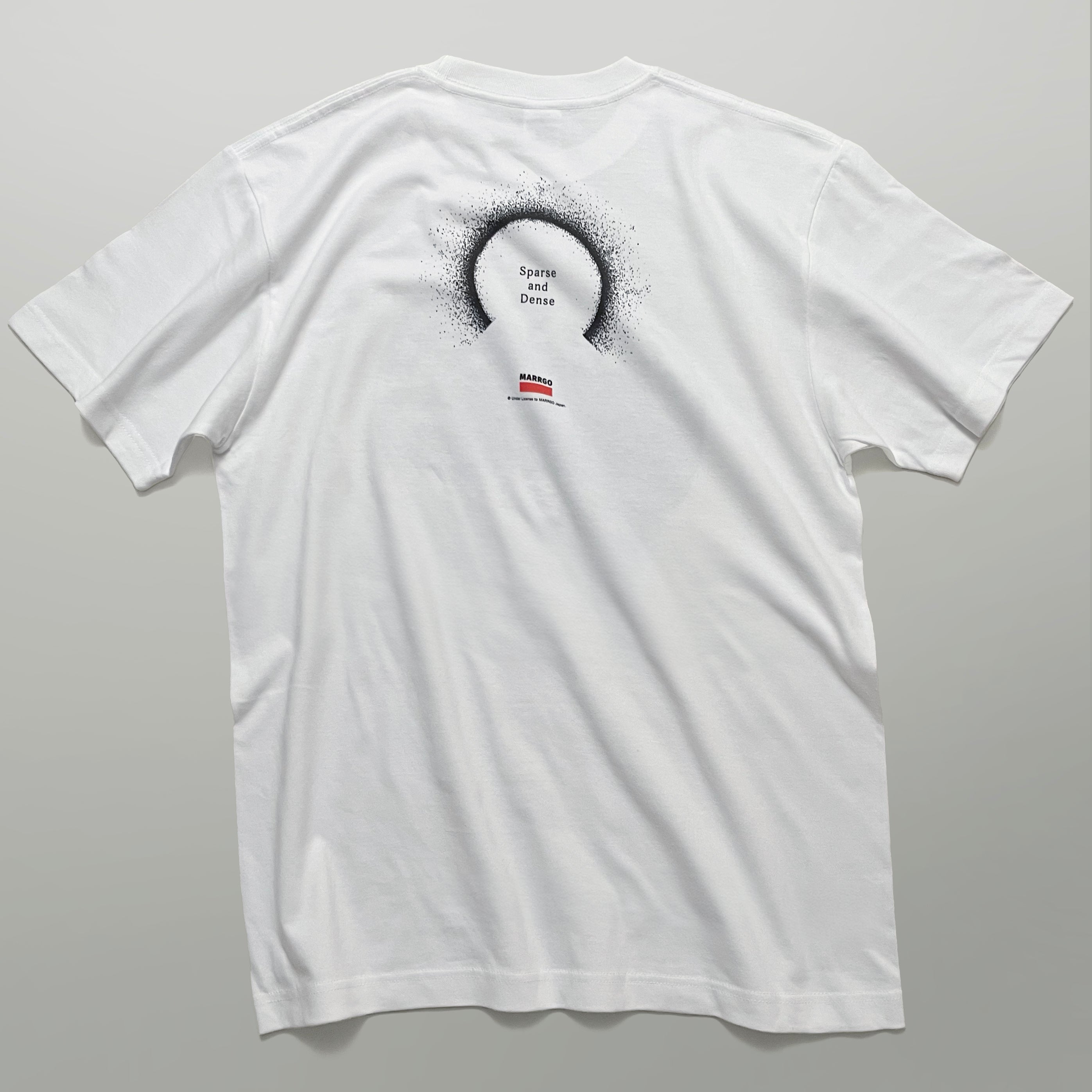 Odyssey Tシャツ ホワイト バック 全体 光源 点描